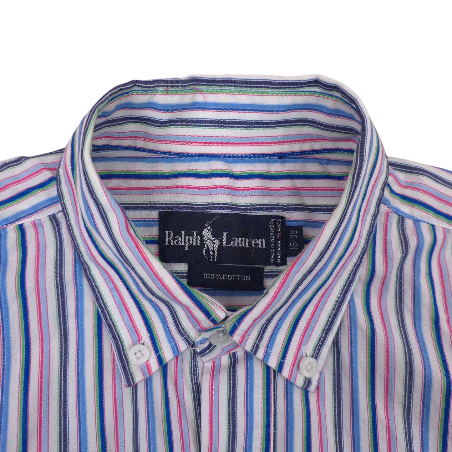 Vintage Ralph Lauren Short Sleeve Button Up Shirt - M/L