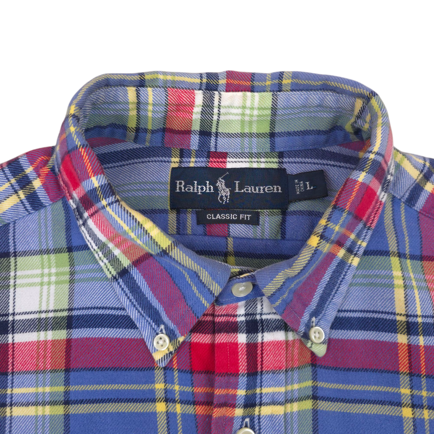 Vintage Ralph Lauren Flannel Plaid Shirt - L