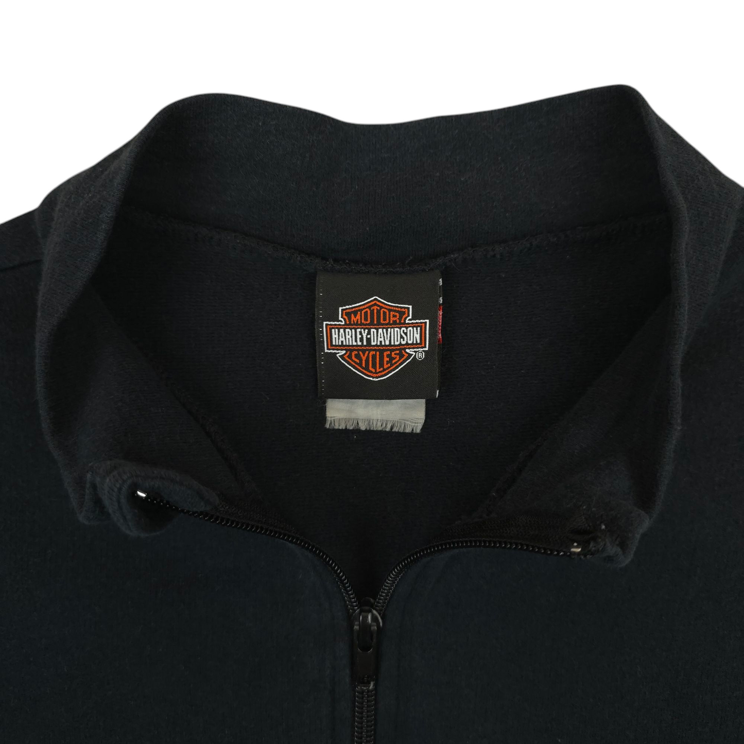 Y2K Harley Davidson Lightweight Full Zip Sweatshirt - WMNS M/L