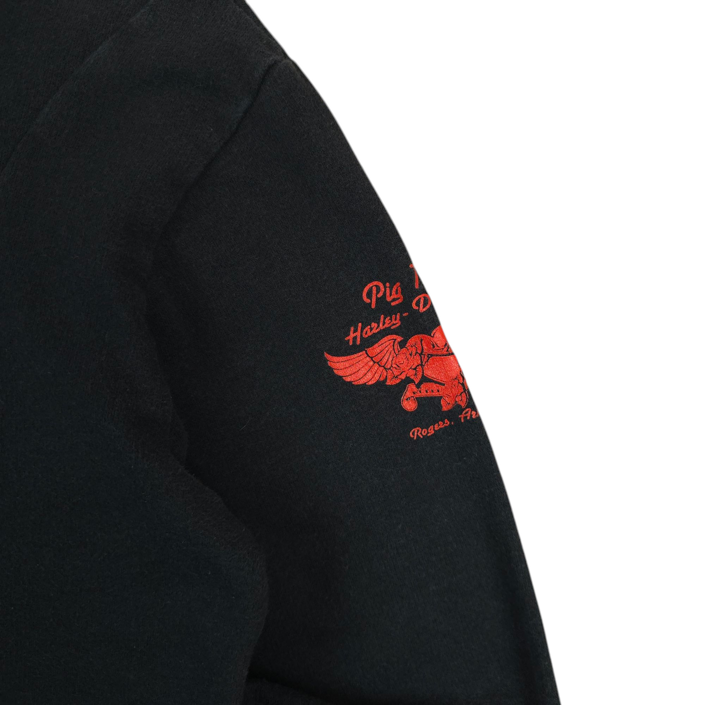 Y2K Harley Davidson Lightweight Full Zip Sweatshirt - WMNS M/L
