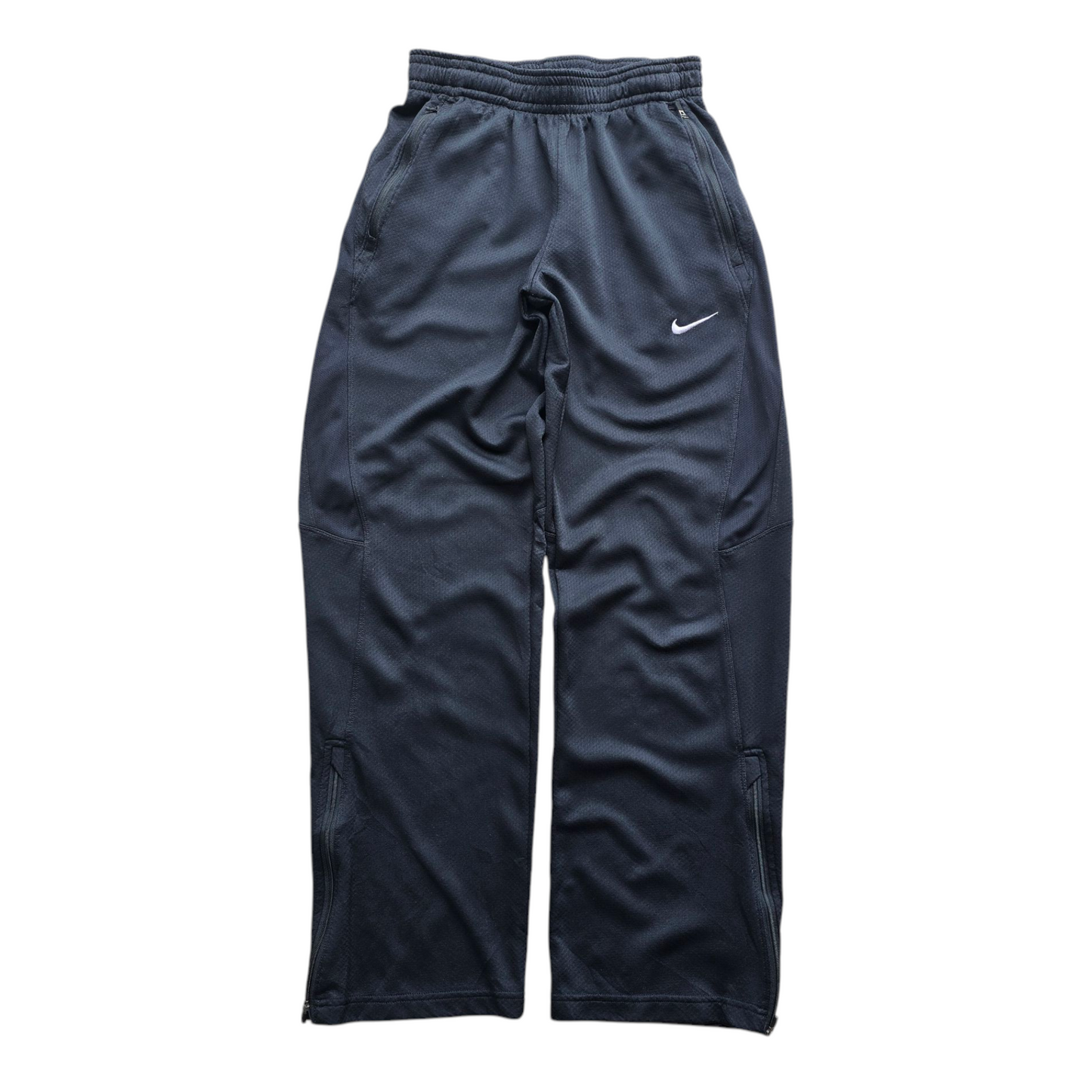 Y2K Nike Embroidered Swoosh Track Pants - WMNS M