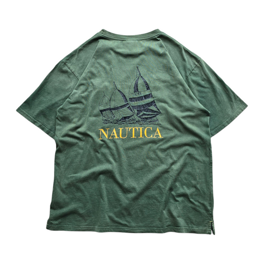 Nautica Faded Boat Tee - L