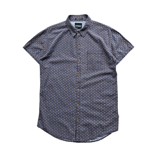 Stussy Short Sleeve Button Up Shirt - M