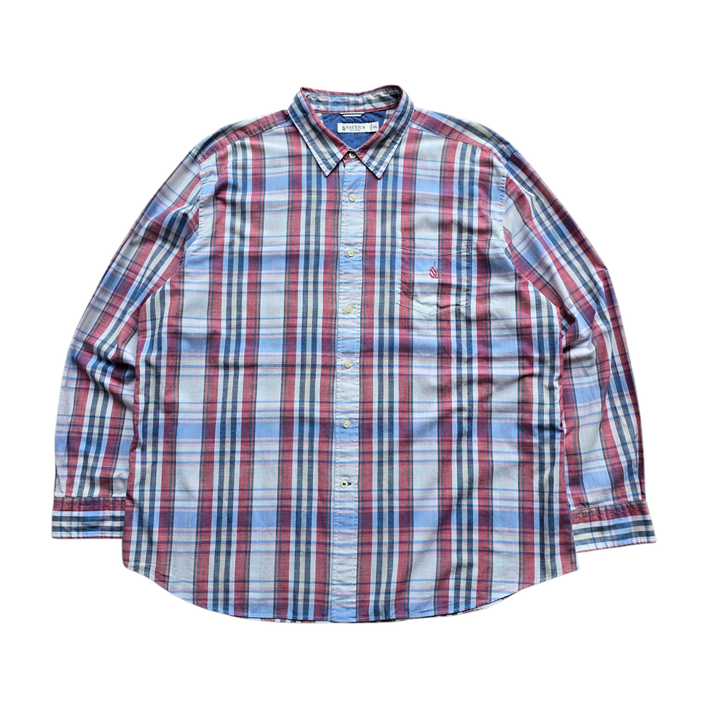 Nautica Long Sleeve Button Up Shirt - XXL