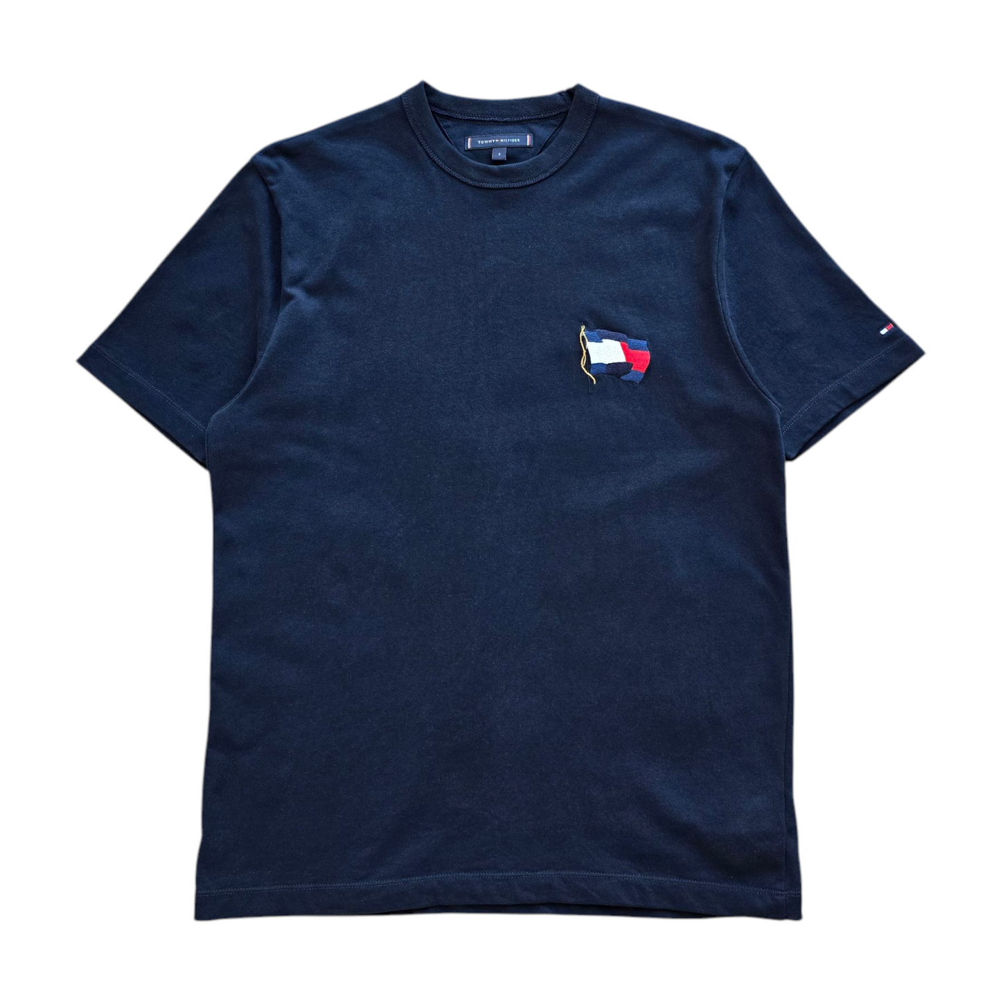 Tommy Hilfiger Embroidered Flag Tee - S
