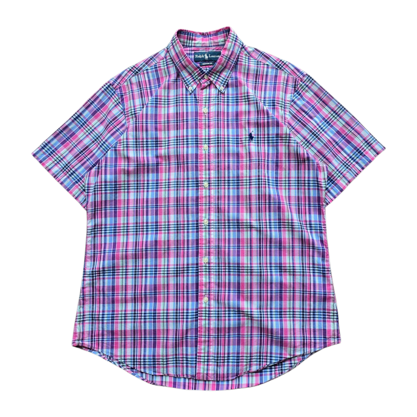 Vintage Ralph Lauren Short Sleeve Button Up Shirt - L