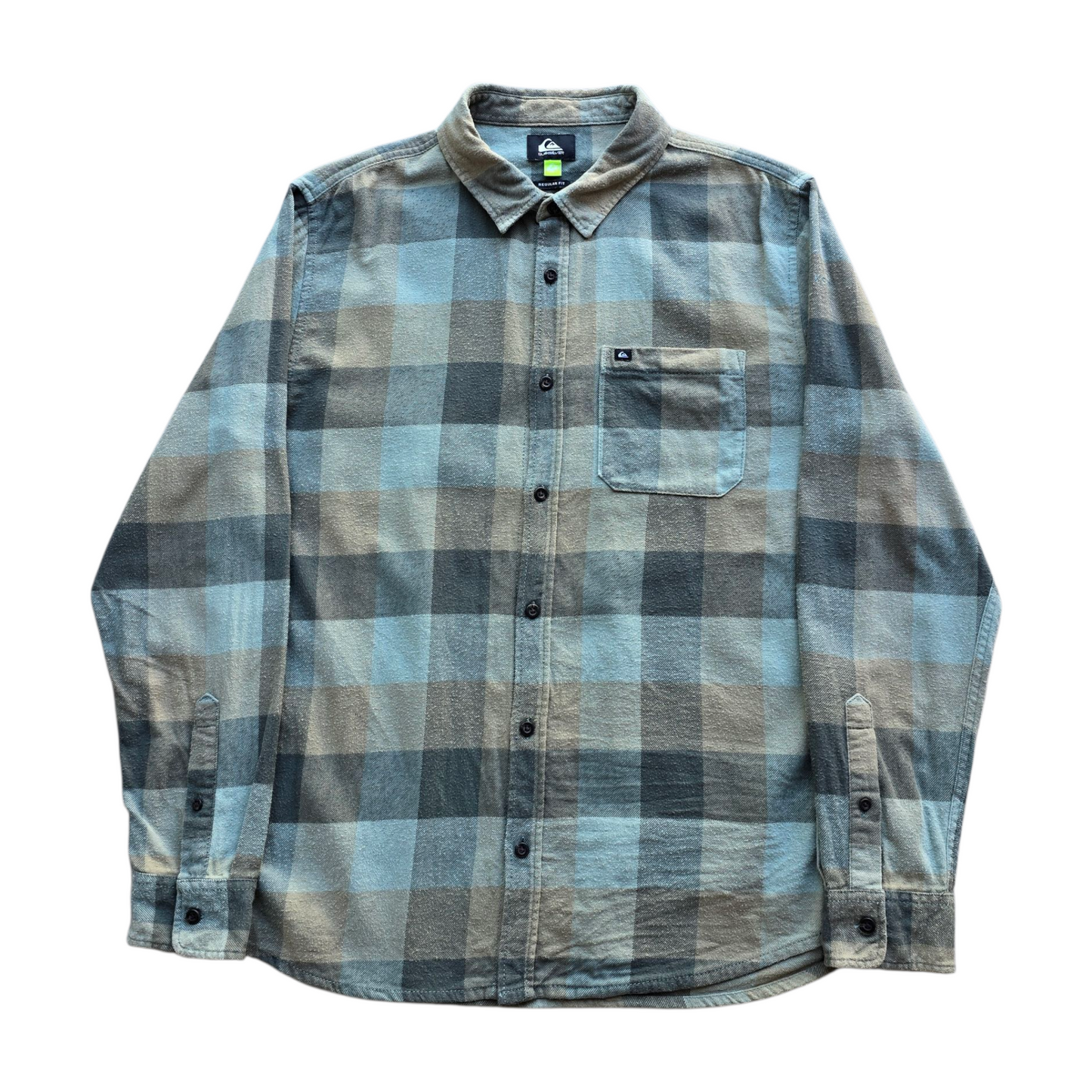 Quiksilver Flannel Button Up Shirt - M