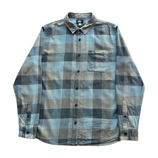Quiksilver Flannel Button Up Shirt - M