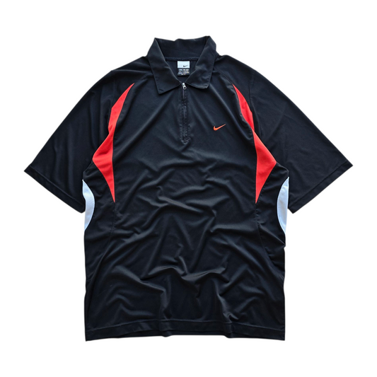 Vintage Nike Dri-Fit 1/4 Zip Polo Shirt - L/XL