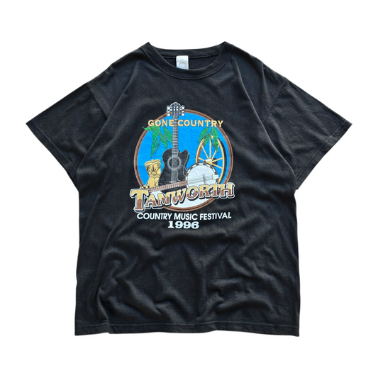 Vintage 1996 Tamworth Country Music Festival Tee - L