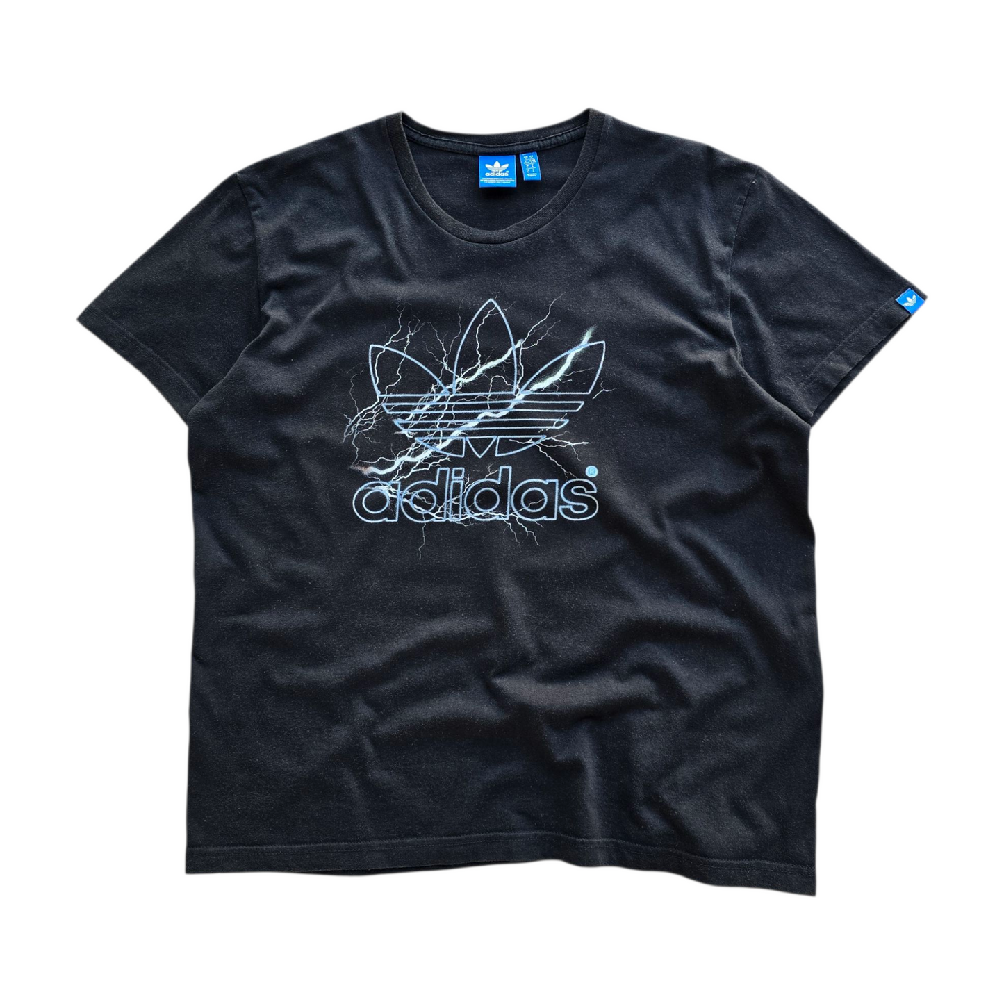 Adidas Trefoil Lightning Graphic Tee - L
