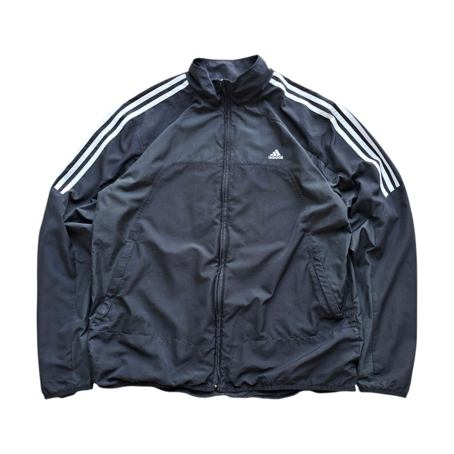 Y2K Adidas Windbreaker Jacket - L