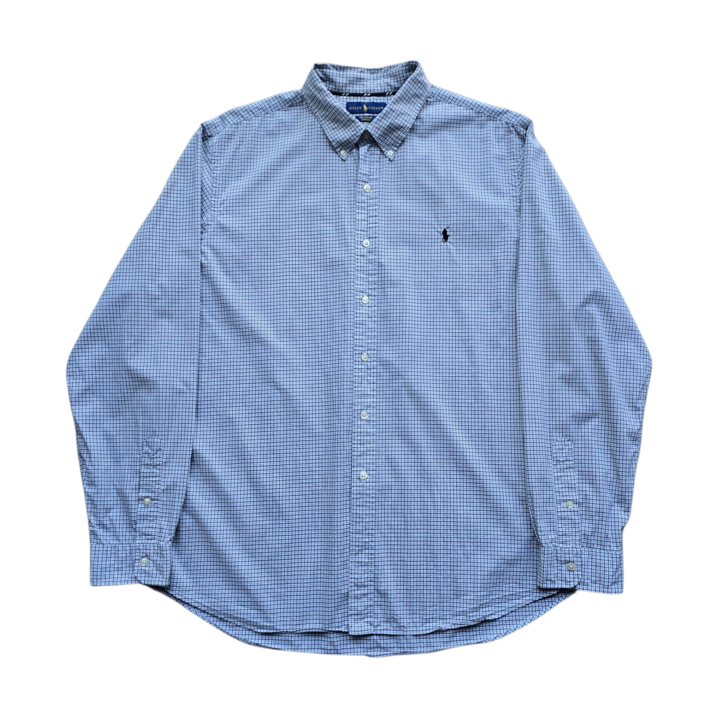 Ralph Lauren Long Sleeve Button Up Check Shirt - XXL