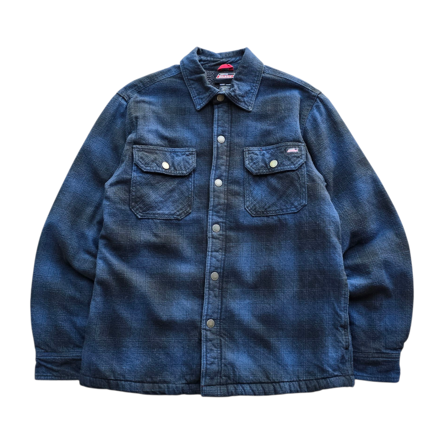 Dickies Heavyweight Sherpa Fleece Lined Flannel Jacket - M