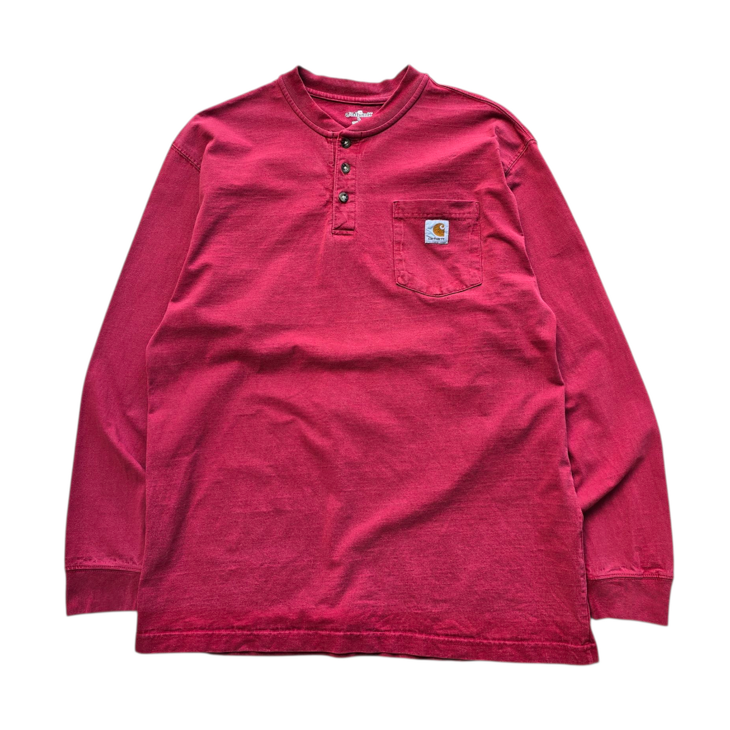 Carhartt Long Sleeve Pocket Henley Tee - L