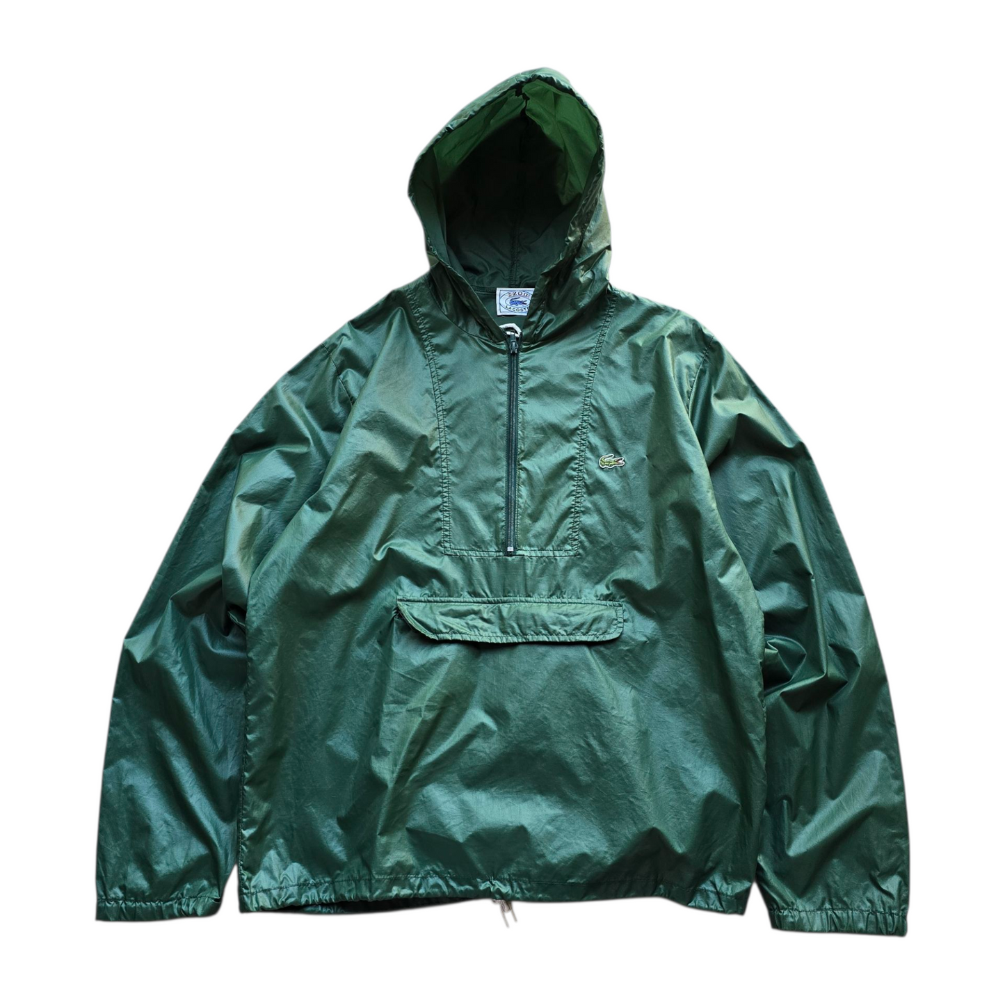 Vintage Lacoste Packable Windbreaker Jacket - M