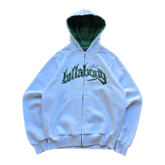 Vintage Billabong Full Zip Hoodie - M