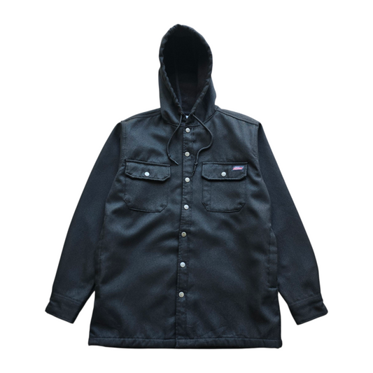 Vintage Dickies Button Up Hooded Jacket - S