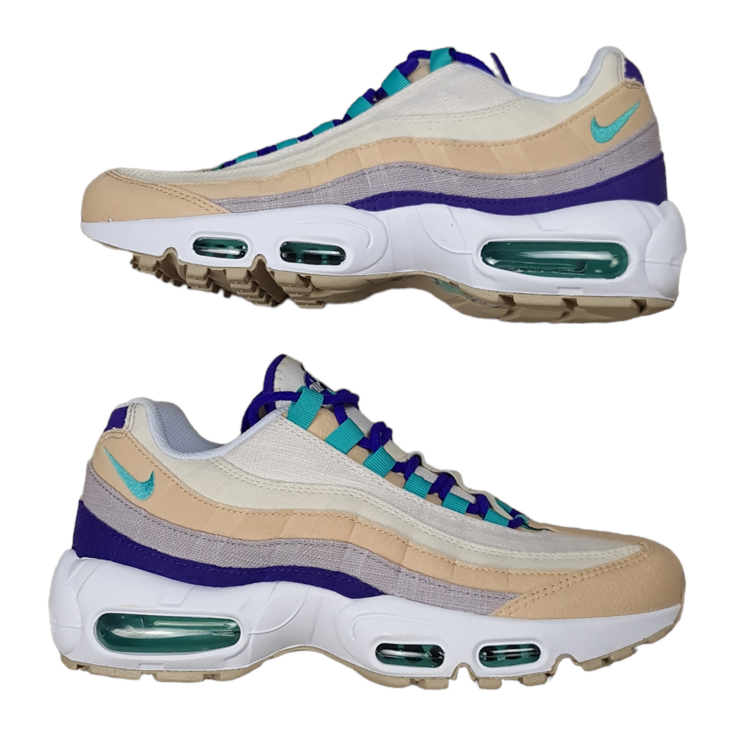 Nike Air Max 95 Air Sprung Sail/Purple/Teal - US7
