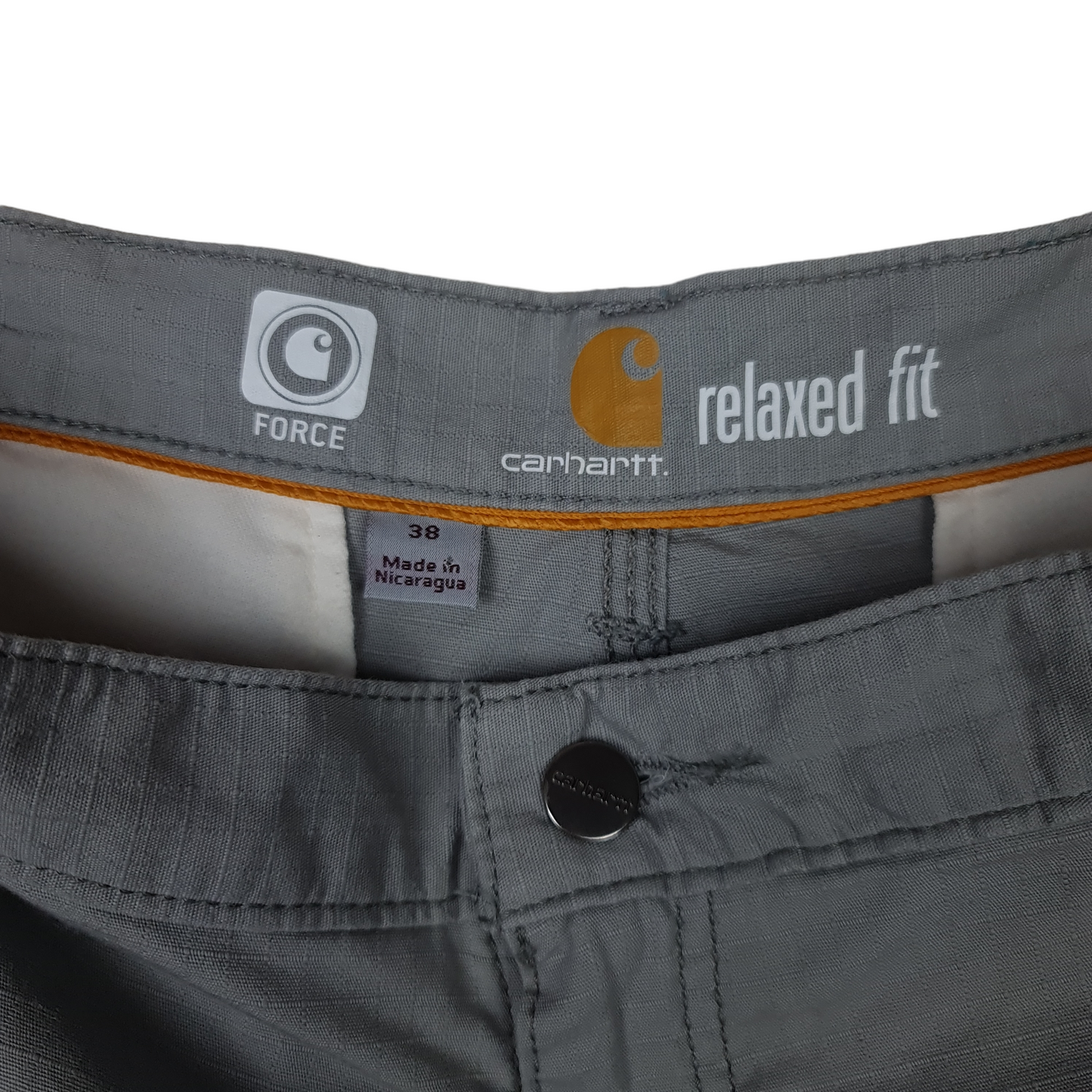 Carhartt Grey Cargo Shorts - 38"