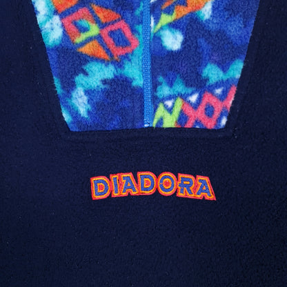 Vintage Diadora 1/4 Zip Fleece - XL