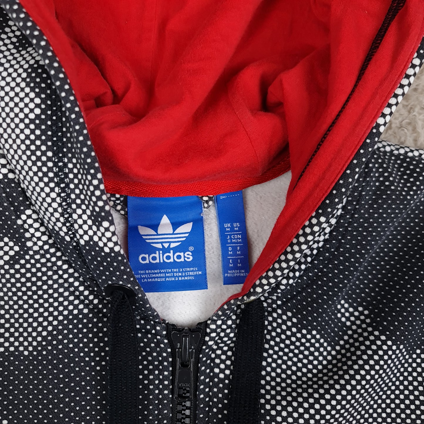 Adidas Full Zip Hoodie - M