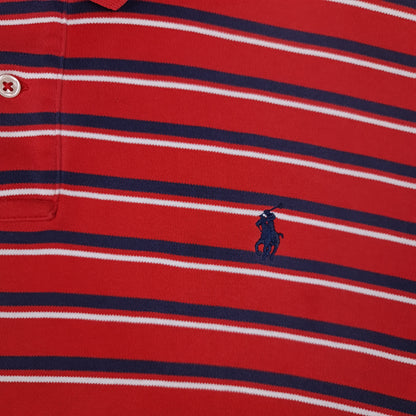 Vintage Ralph Lauren Striped Polo Shirt - XL