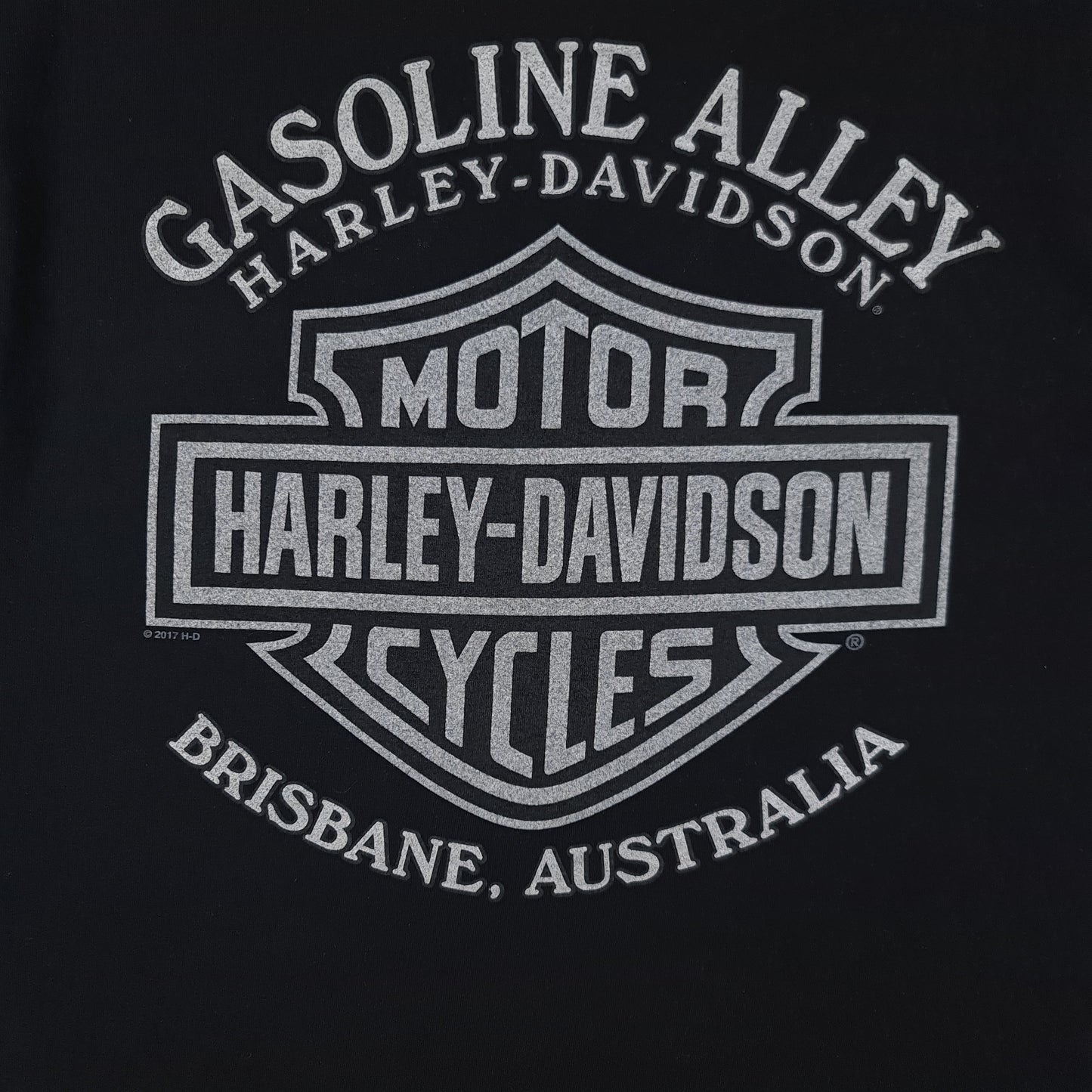 Harley Davidson Gasoline Alley Brisbane Tee - L