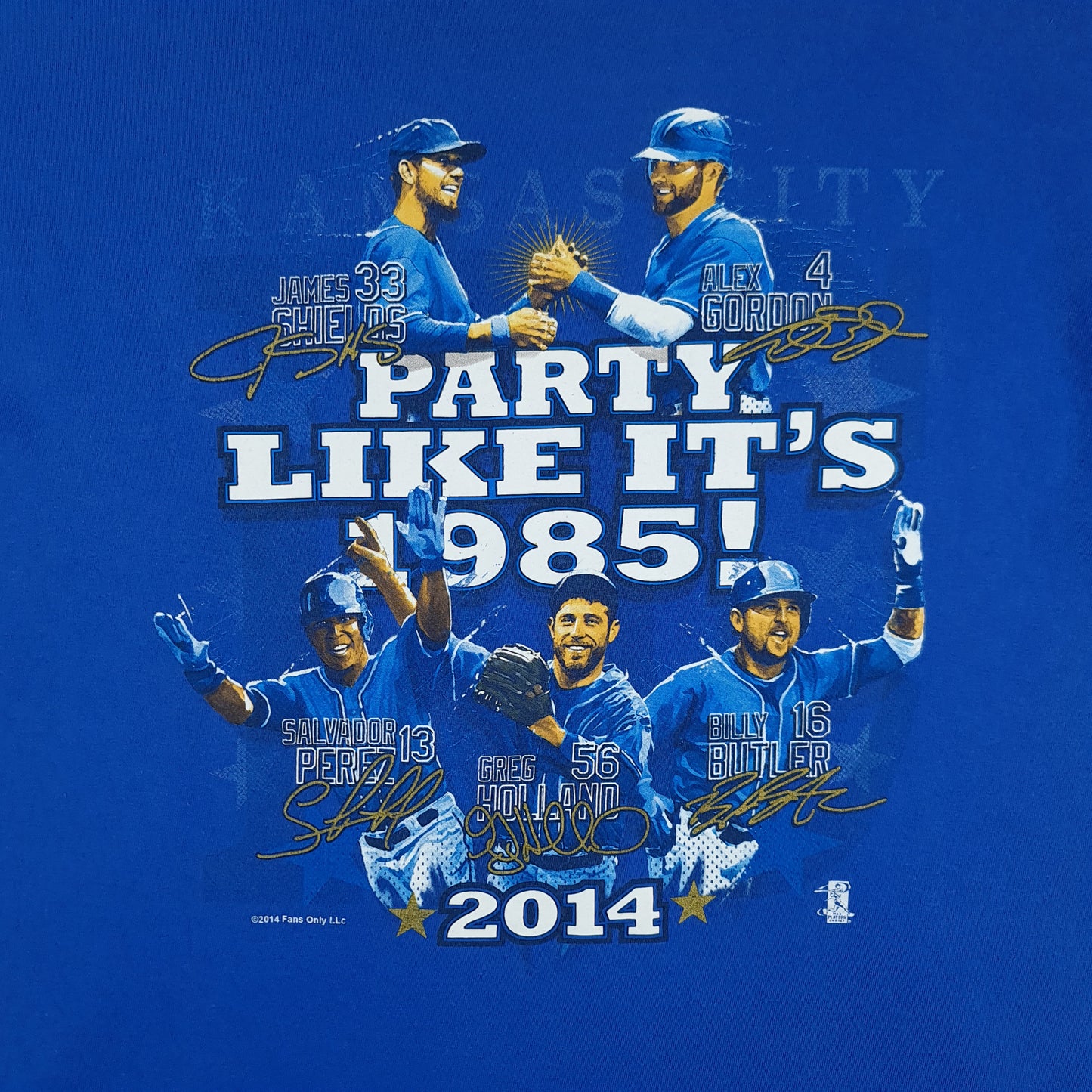 Kansas City Royals Party Like it's 1985 Tee - L/XL