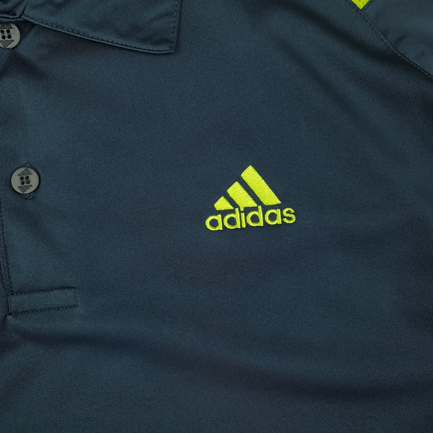 Vintage Y2K Adidas Soccer Polo Shirt - M