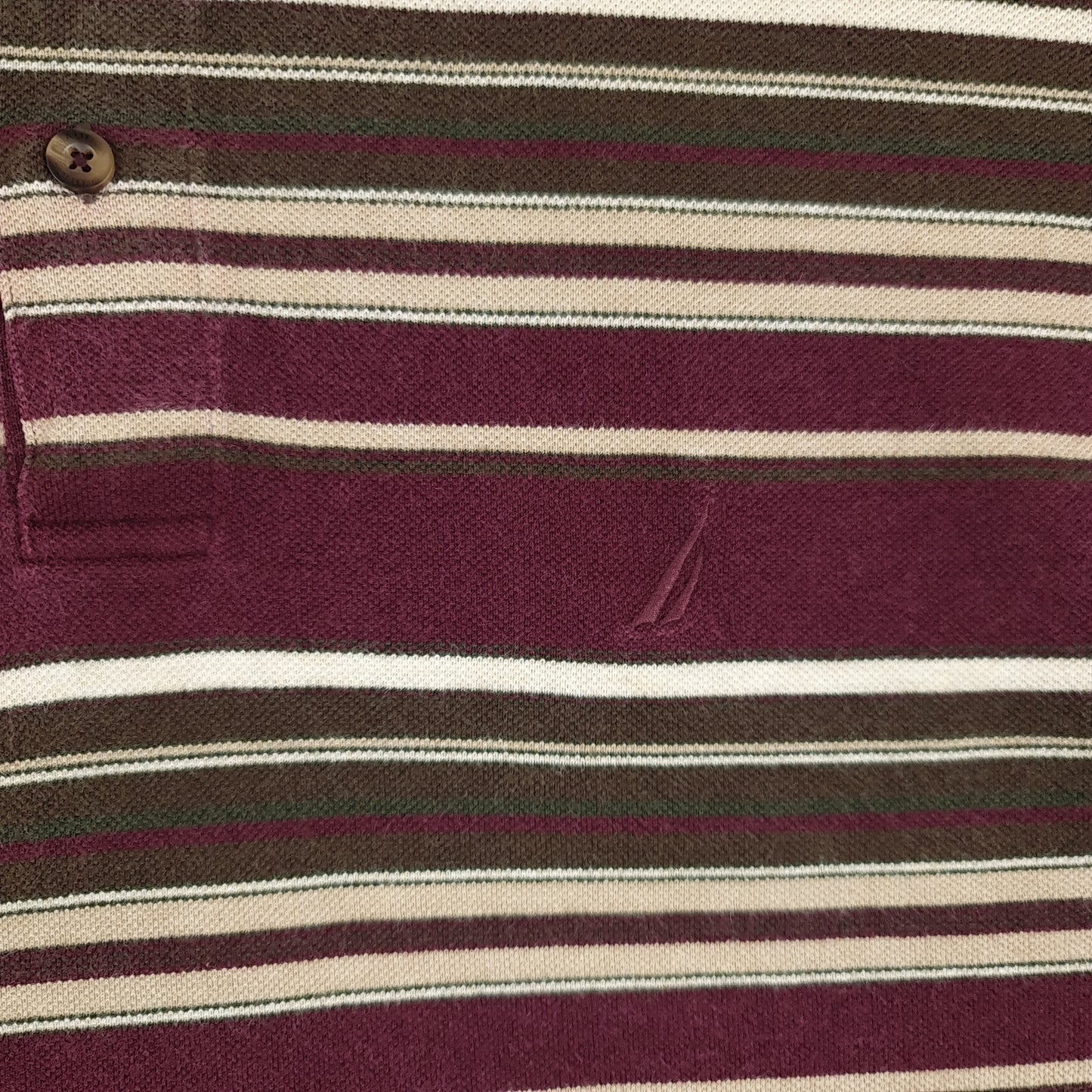 Nautica Striped Polo Shirt - XL