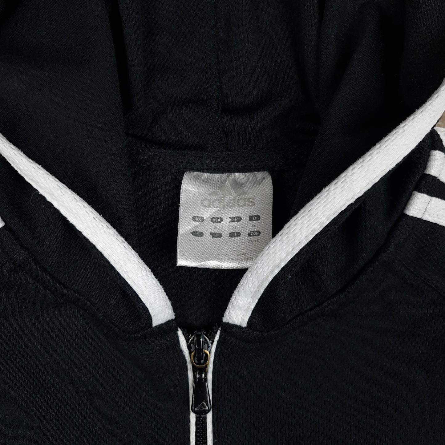 Vintage Y2K Adidas Full Zip Lightweight Hoodie - WMNS XL