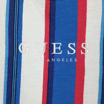 Guess Striped Cropped Tee - M