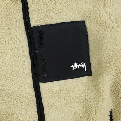 Stussy 8 Ball Reversible Fleece Jacket - L