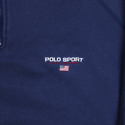 Vintage Polo Sport 1/4 Zip Sweater - XL