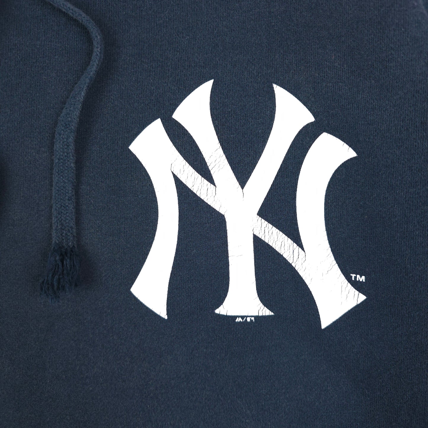 New York Yankees Majestic Faded Hoodie - L