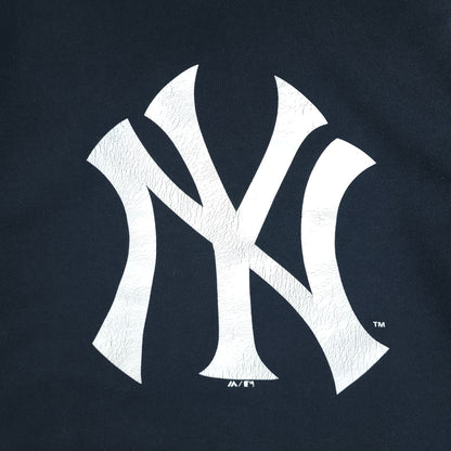 New York Yankees Majestic Faded Hoodie - L