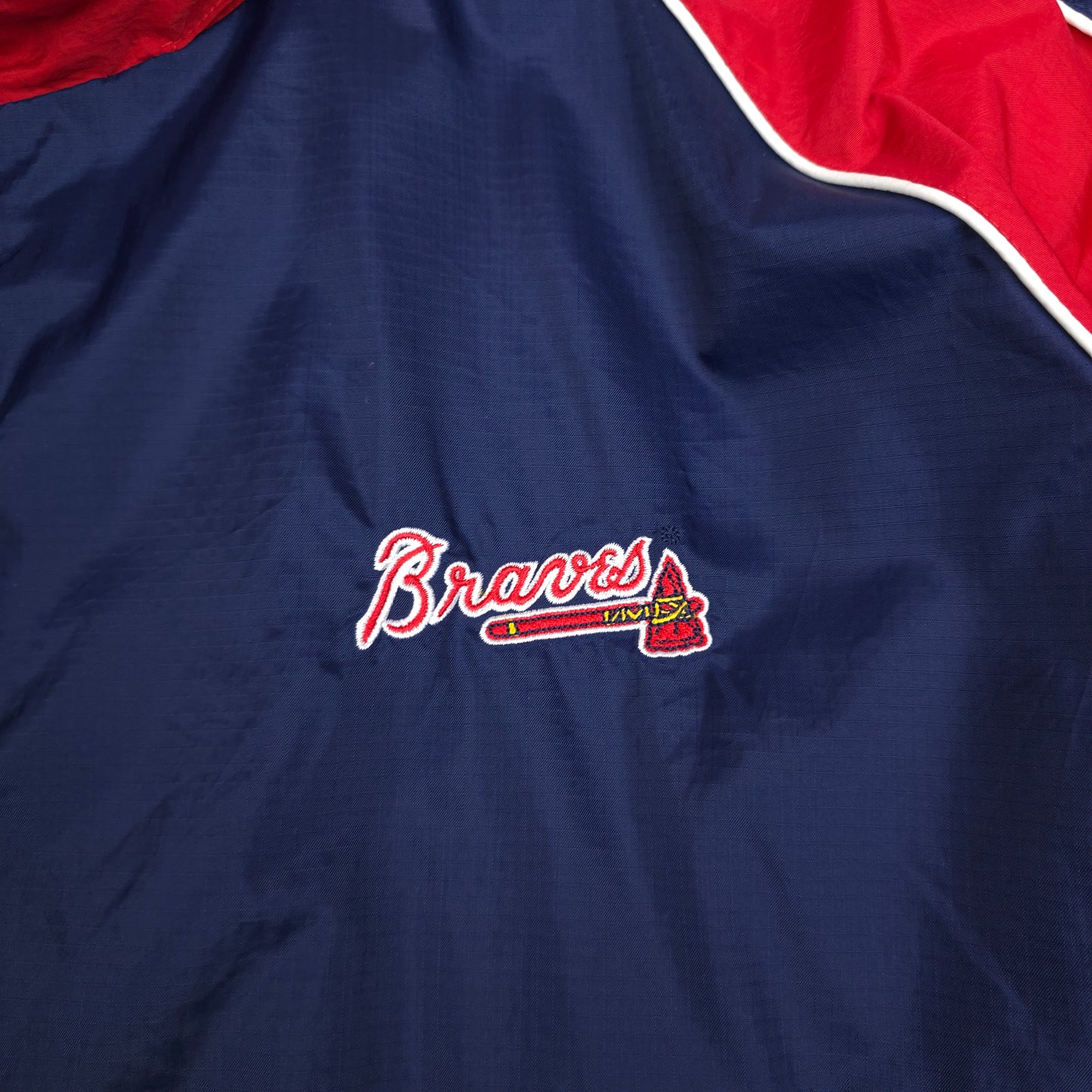 Vintage Atlanta Braves Logo Athletic Jacket - L/XL