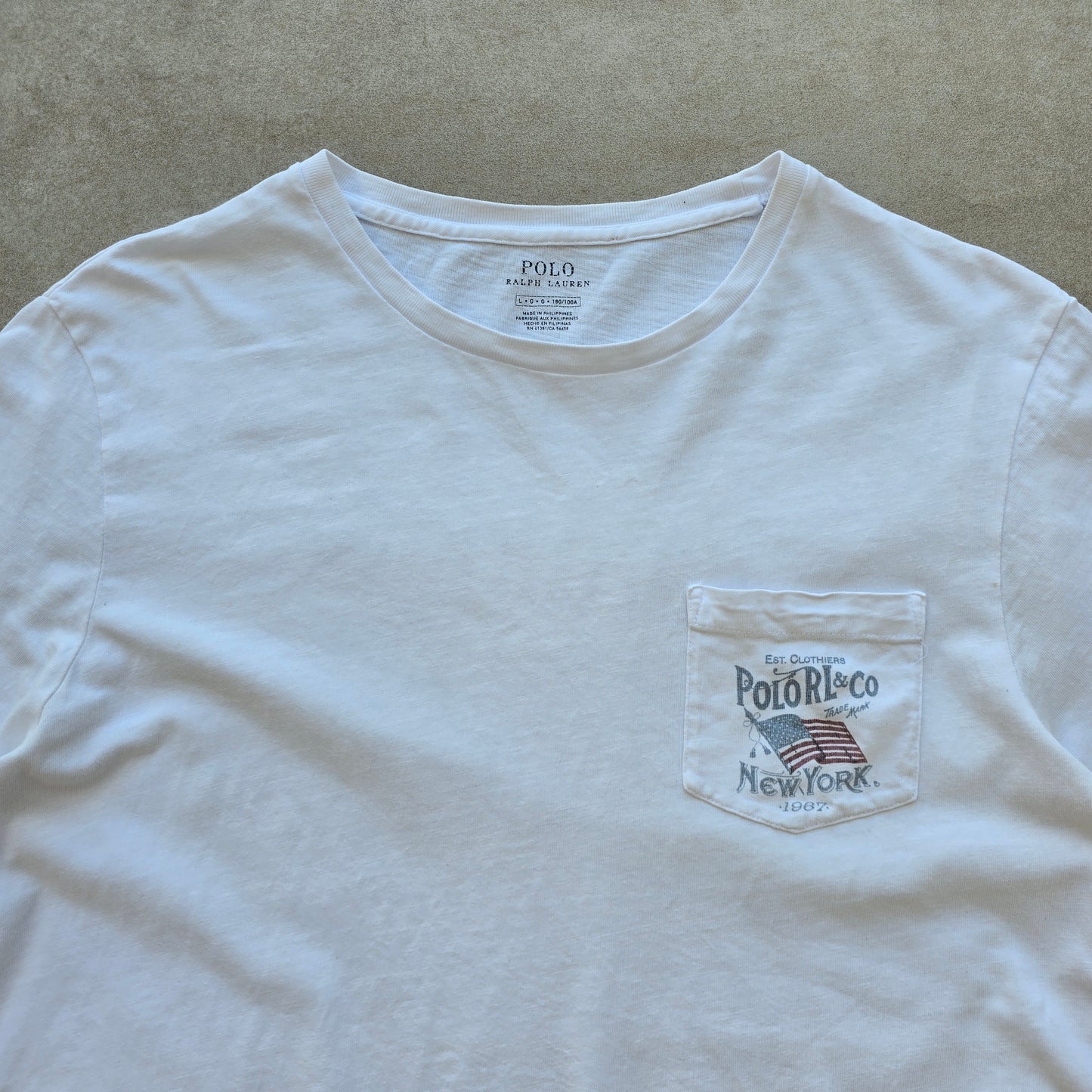 Ralph Lauren New York Pocket Tee - L