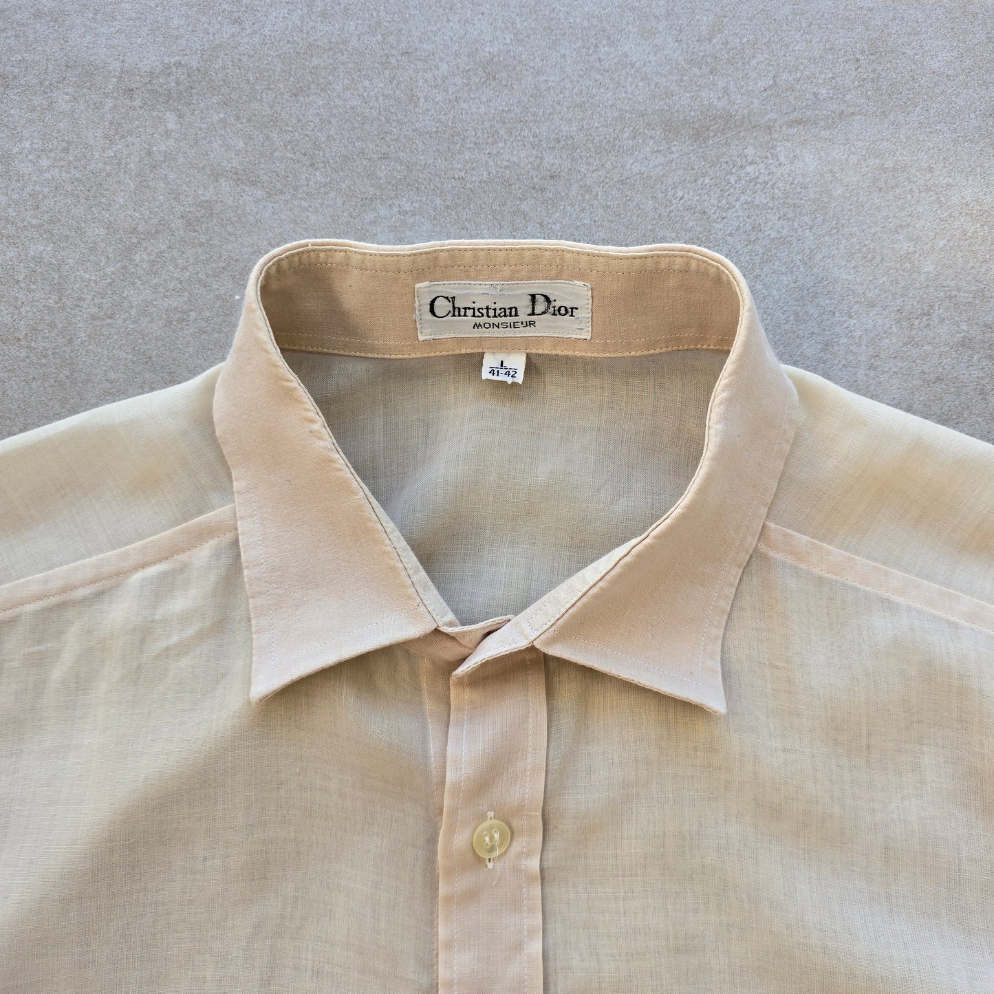 Vintage Christian Dior Button Up Shirt - L