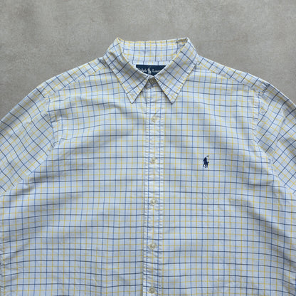 Vintage Ralph Lauren Check Button Up Shirt - XL