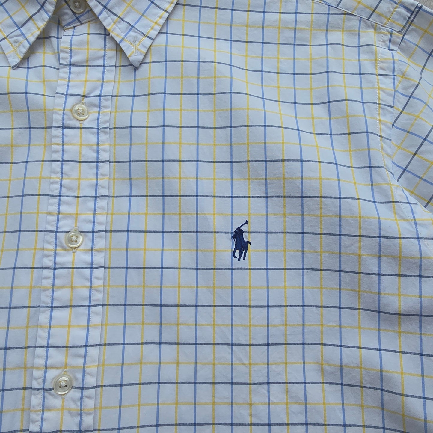 Vintage Ralph Lauren Check Button Up Shirt - XL