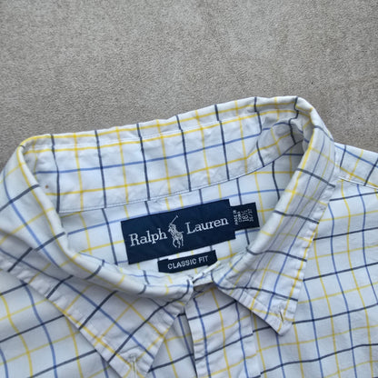 Vintage Ralph Lauren Check Button Up Shirt - XL