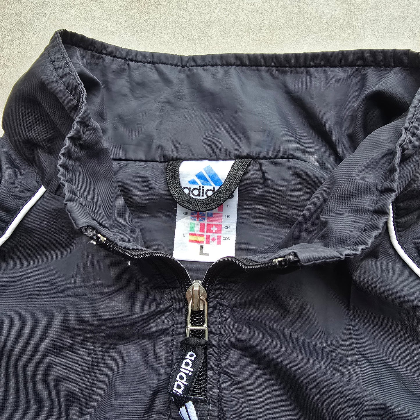 Vintage Adidas Windbreaker Jacket - L/XL