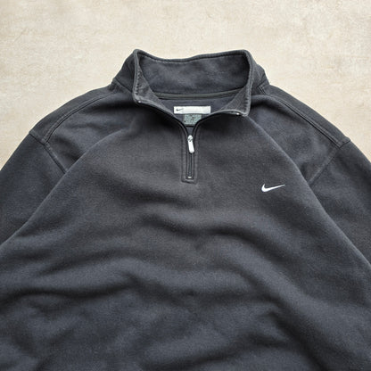 Vintage Nike Faded 1/4 Zip Sweatshirt - L