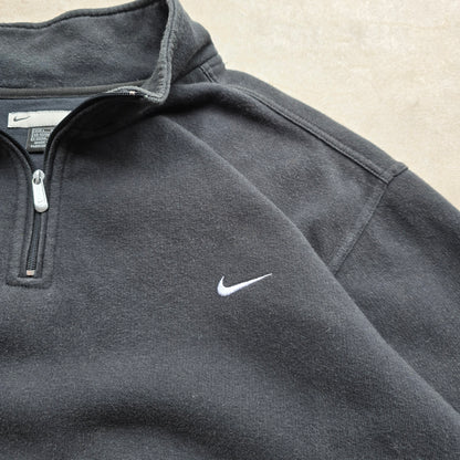 Vintage Nike Faded 1/4 Zip Sweatshirt - L