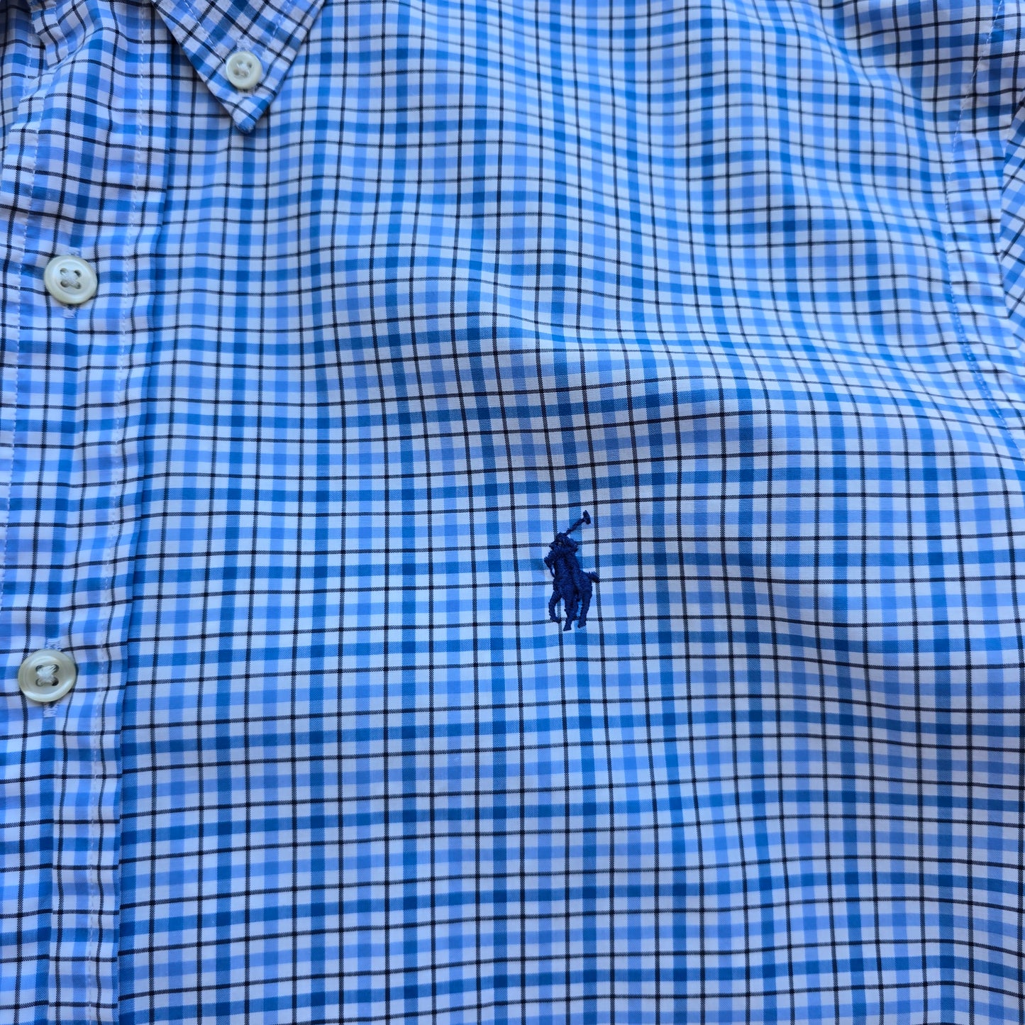 Ralph Lauren Check Button Up Shirt - L