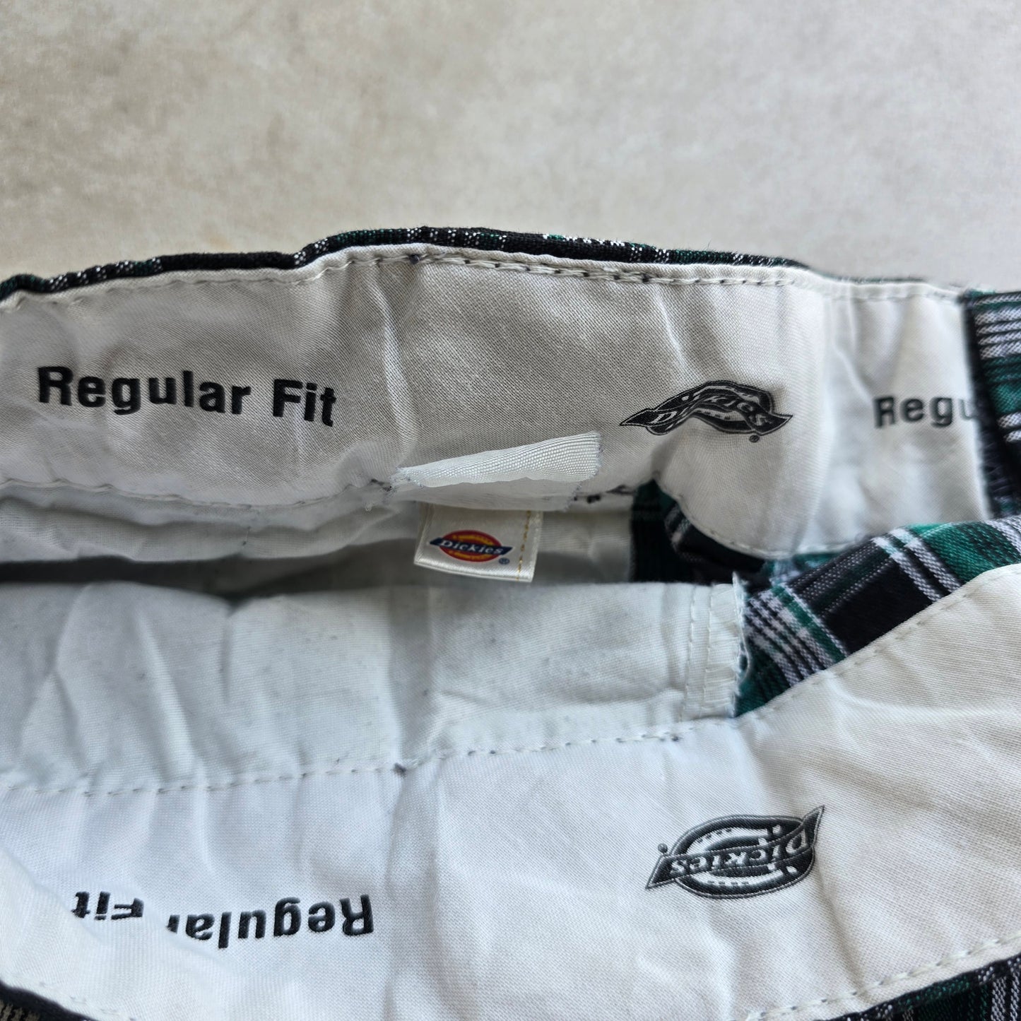 Y2K Dickies Check Shorts - 38