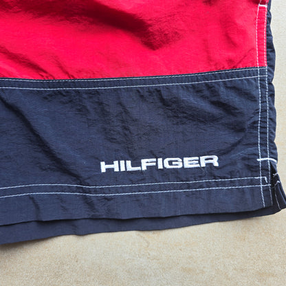 Vintage Tommy Hilfiger Flag Swim Shorts - M