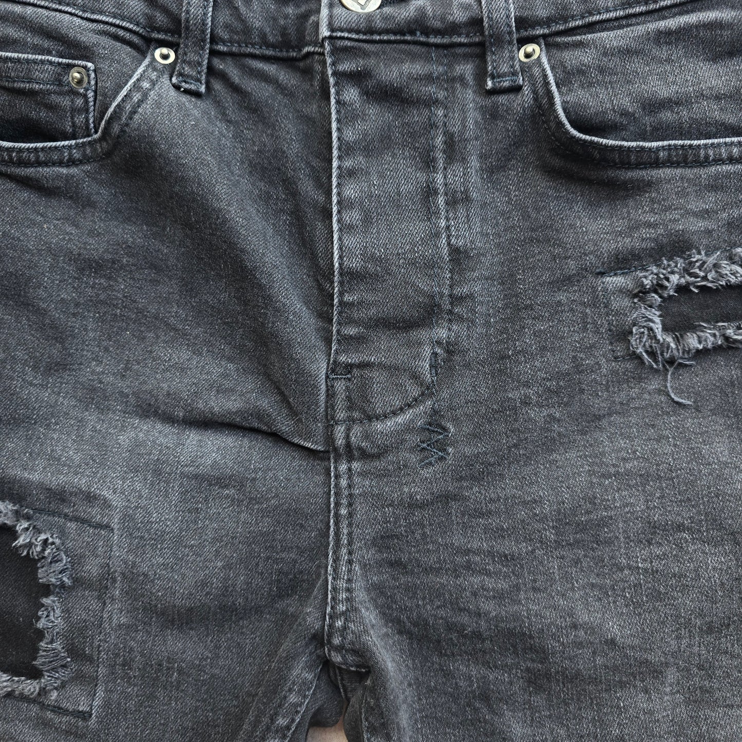 Ksubi Dagger Dan Distressed Shorts - 28